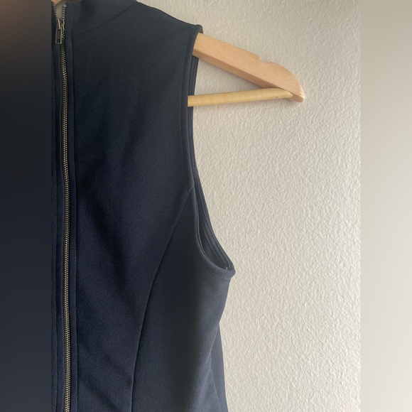 Monteau Women Black Mock Neck Sleeveless Dress Size XS - Picture 7 of 9